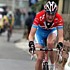 Frank Schleck vient de lâcher Koes Moerenhout dans le Poggio lors de Milano - San Remo 2006